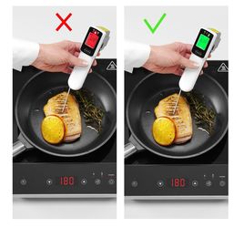 Zdjęcie do “Termometr cyfrowy HACCP na podczerwień z sondą - kod 271254”.