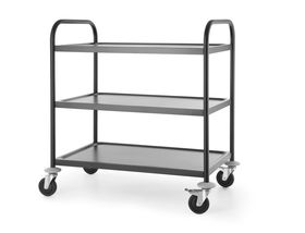 Zdjęcie do “Wózek kelnerski 3-półkowy 910x590x(H)950mm - kod 811320”.