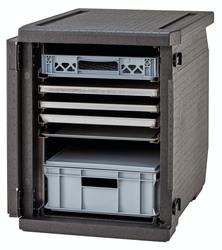 Zdjęcie do “Cambro pojemnik termoizolacyjny na pojemniki 600x400 mm, ładowany od przodu, z regulacją prowadnic- kod EPP4060FADJR110”.