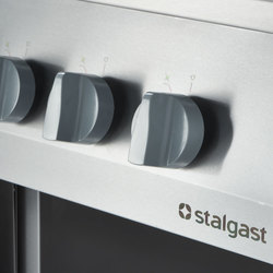 Zdjęcie do “Stalgast Kuchnia gazowa ECO z piekarnikiem elektrycznym, 6-palnikowa, P 25,5+6,5 kW, U G20 - kod S9714310”.
