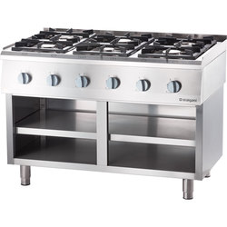 Zdjęcie do “Stalgast Kuchnia gazowa, 6-palnikowa, nastawna, 32,5 kW, G30 - kod S9707130”.