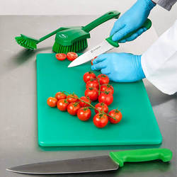 Zdjęcie do “Stalgast Deska do krojenia, zielona HACCP, 450x300 mm - kod S341452”.