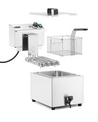 Zdjęcie do “Frytownica manualna XL Profi Line z kranem spustowym, 10 l, 400 V - kod 209424”.