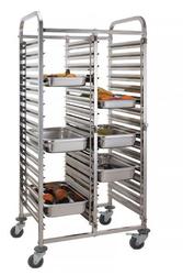 Zdjęcie do “Wózek do transportu pojemników podwójny 30xGN 1/1 Profi Line - kod 810576”.