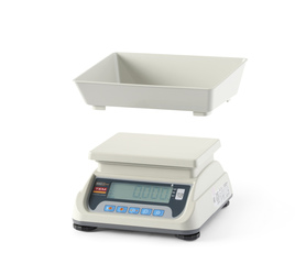 Zdjęcie do “Hendi Waga kuchenna LCD z legalizacją, zakres 15 kg - kod TEKO+LCD15T-P1”.