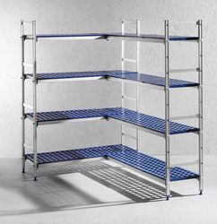 Zdjęcie do “Regał magazynowy aluminiowy na pojemniki GN 1/1 - kod 812266”.