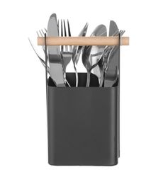 Zdjęcie do “Organizer stołowy czarny 140x105x(H)190 mm  - kod 427064”.