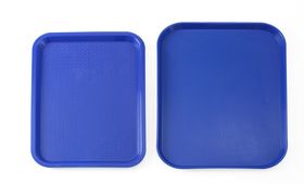 Zdjęcie do “Taca Fast Food z polipropylenu 265x345 mm,  niebieska - kod 878729”.