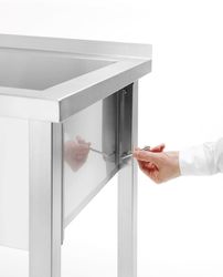 Zdjęcie do “Stół z basenem jednokomorowym 800x600 mm skręcany - kod 811009”.