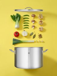 Zdjęcie do “Hendi Garnek Budget Line z pokrywką 50 L śr. 400x(H)400 mm - kod 834701”.