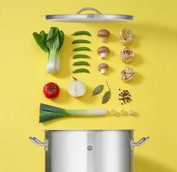 Zdjęcie do “Hendi Garnek Budget Line z pokrywką 50 L śr. 400x(H)400 mm - kod 834701”.