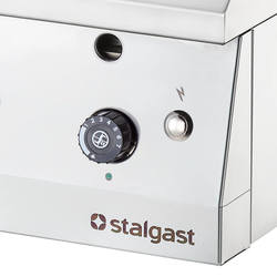 Zdjęcie do “Stalgast Płyta grillowa gazowa, gładka, 6,5 kW, G30, chrom - kod S9736130”.