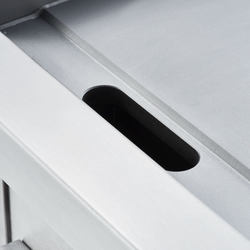 Zdjęcie do “Stalgast płyta grillowa elektryczna, gładka, 4 kW, chrom - kod S9736100”.