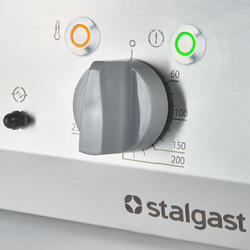 Zdjęcie do “Stalgast płyta grillowa elektryczna, ryflowana, 8,1 kW, chrom - kod S9737200”.