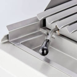 Zdjęcie do “Stalgast Grill lawowy gazowy, ruszt V, 6,5 kW, G20 - kod S9732010”.