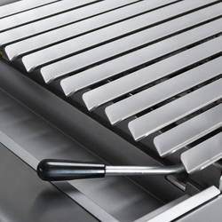 Zdjęcie do “Stalgast Grill lawowy gazowy, ruszt V, 13 kW, G30 - kod S9733030”.