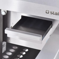 Zdjęcie do “Stalgast Grill lawowy gazowy, ruszt S, 13 kW, G20 - kod S9733110”.