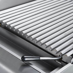 Zdjęcie do “Stalgast Grill lawowy gazowy, ruszt S, 13 kW, G20 - kod S9733110”.
