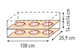 Zdjęcie do “Prismafood Hendi Piec do pizzy BASIC Slim Line 33, 12 kW/400 V - kod 226933”.
