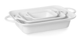 Zdjęcie do “Półmisek prostokątny porcelanowy 160x101x(H)45 mm - kod 784105”.