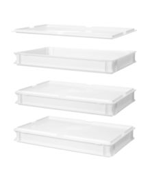 Zdjęcie do “Hendi Pojemnik na ciasto do pizzy 600x400x(H)130 mm - kod 880920”.