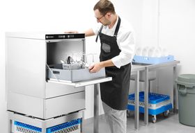 Zdjęcie do “Zmywarka do szkła 40x40 z -sterowanie elektroniczne Hendi 3 programy mycia - kod 230268”.