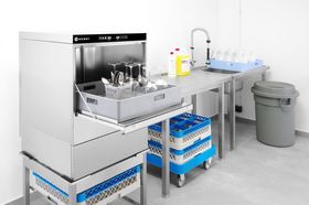 Zdjęcie do “Zmywarka do szkła 40x40 z -sterowanie elektroniczne  Hendi 3 programy mycia - kod 230268”.