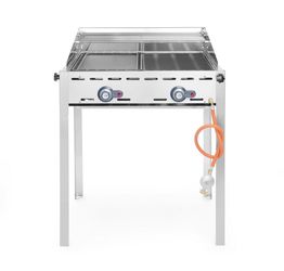 Zdjęcie do “HENDI Grill gazowy Green Fire 2 palniki 11,6 kW - kod 149508”.