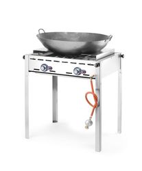 Zdjęcie do “HENDI Grill gazowy Green Fire 2 palniki 11,6 kW - kod 149508”.