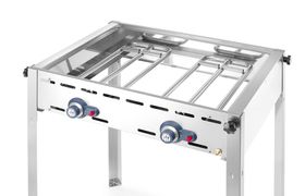 Zdjęcie do “HENDI Grill gazowy Green Fire 2 palniki 11,6 kW - kod 149508”.