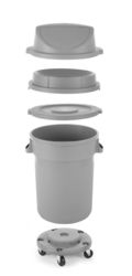 Zdjęcie do “Kontener kosz okrągły Amer Box 120 l - kod 691038”.