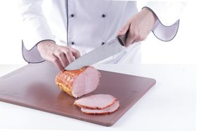 Zdjęcie do “Hendi Nóż kucharski HACCP - 240 mm, brązowy - kod 842799”.