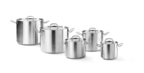 Zdjęcie do “Hendi Garnek wysoki Kitchen Line z pokrywką poj. 2,8 l śr 160(H)140 mm - kod 837108”.