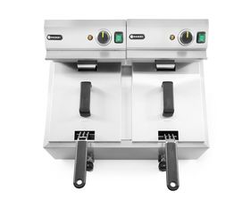 Zdjęcie do “Frytownica Profi Line z kranem spustowym - 2 x 8 l  - kod 209301”.