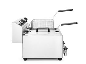 Zdjęcie do “Frytownica Profi Line z kranem spustowym - 2 x 8 l  - kod 209301”.