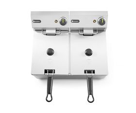 Zdjęcie do “HENDI Frytownica podwójna Kitchen Line 2×8 l - kod 205839”.