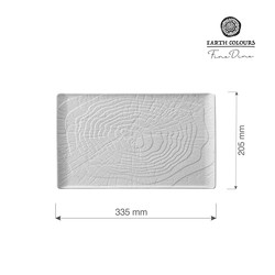 Zdjęcie do “Fine Dine Talerz prostokątny Nordic 335x205 mm - kod 769881”.