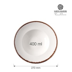 Zdjęcie do “Fine Dine Talerz do pasty Vanilla śr. 270 mm, 400 ml - kod 781234”.