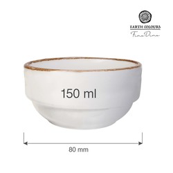 Zdjęcie do “Fine Dine Miska sztaplowana Vanilla śr. 80 mm, 150 ml - kod 781128”.