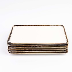 Zdjęcie do “Fine Dine Talerz prostokątny Vanilla 300x150 mm - kod 769638”.