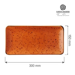 Zdjęcie do “Talerz prostokątny Fine Dine DAHLIA 300x150 mm - kod 769645”.
