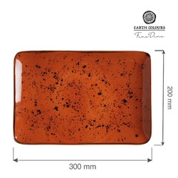 Zdjęcie do “Talerz prostokątny Fine Dine DAHLIA 300x200 mm - kod 778449”.