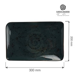 Zdjęcie do “Talerz płytki prostokątny Fine Dine ARANDO 300x200 mm - kod 778654”.