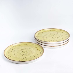 Zdjęcie do “Talerz płytki z wysokim rantem Fine Dine OLIVE śr 210 mm - kod 778128”.