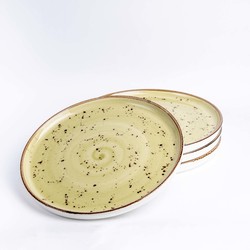 Zdjęcie do “Talerz płytki z wysokim rantem Fine Dine OLIVE śr 270 mm - kod 778111”.