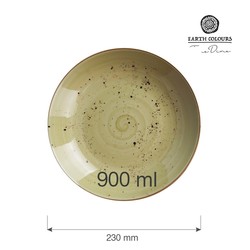 Zdjęcie do “Talerz głęboki coupe Fine Dine OLIVE śr 230 mm, 900 ml - kod 778005”.