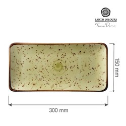 Zdjęcie do “Talerz prostokątny Fine Dine OLIVE 300x150 mm - kod 769669”.