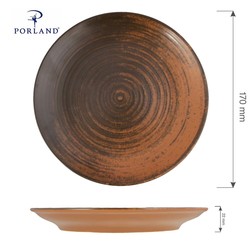 Zdjęcie do “Fine Dine Talerz płytki Lykke Brown śr. 170 mm - kod 04ALM005935”.