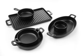 Zdjęcie do “Rondelek Czarny Little Chef Mini 150x115x(H)37 mm - kod 564523”.