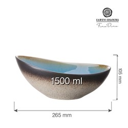 Zdjęcie do “Fine Dine Miska owalna LAZUR 1500 ml - kod 769768”.